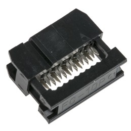 1 pcs - RS PRO 10-Way IDC Connector Socket for Cable Mount, 2-Row