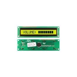 1 pcs : NHD-0116DZ-FL-YBW - LCD Character Display Modules & Accessories STN- Y/G Transfl 122.0 x 33.0