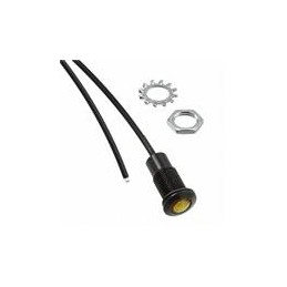 1 pcs : FLXR1ATP12 - LED Light Pipes RUGGED FLX LIGHTPIPE BLK FINISH 12' AMB