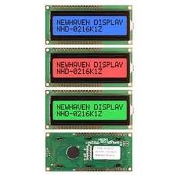 1 pcs : NHD-0216K1Z-FS(RGB)-FBW-REV1 - LCD Character Display Modules & Accessories FSTN (+) Transfl 80.0 x 36.0