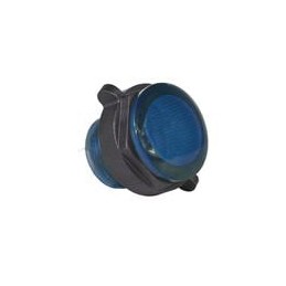 1 pcs : CNX722C600120T - LED Panel Mount Indicators PMI 22mm LED 120V Tab Blue MS