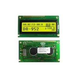 1 pcs : NHD-12232AZ-FL-YBW - LCD Graphic Display Modules & Accessories 122 x 32 STN-Y/G 84.0 x 44.0