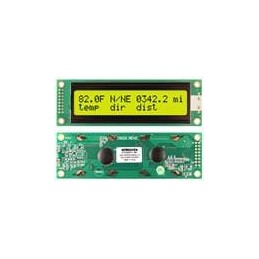 1 pcs : NHD-0220DZ-FL-YBW - LCD Character Display Modules & Accessories STN- Y/G Transfl 116.0 x 37.0