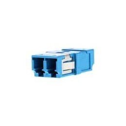 1 pcs : 106126-1400 - Fibre Optic Connectors LC DUP ADAPTER ZR S LEEVE sm FLANGE BLUE