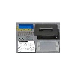 1 pcs : BEZ-204A-V1-W-KIT - LCD Character Display Modules & Accessories Bezel for20x4display ABS,Black w/hardwar