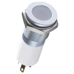 1 pcs : Q14F1BXXB12E - LED Panel Mount Indicators INDICATOR 12V 14MM FLUSH BLUE