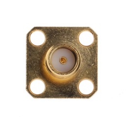 1 pcs - RS PRO, jack Flange Mount SMA Connector, 50Ω, Solder Termination, Straight Body