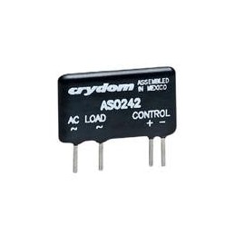 1 pcs : ASO242 - Solid State Relays - PCB Mount PCB Mini-SIP 280V 2A,4-10VDC,ZC,SCR