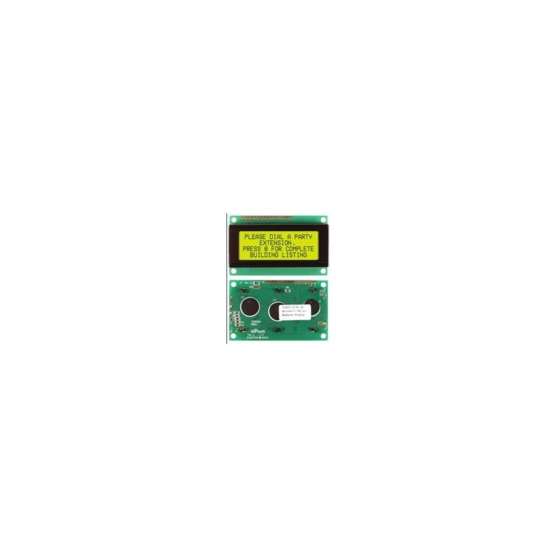 1 pcs : NHD-0420AZ-FL-YBW-33V3 - LCD Character Display Modules & Accessories STN-Y/G Transfl 77.5 x 47.0