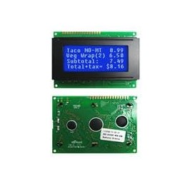 1 pcs : NHD-0416BZ-NSW-BBW - LCD Character Display Modules & Accessories STN- BLUE Transm 87.0 x 60.0