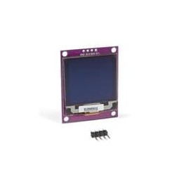 1 pcs : LCD-15890 - Display Modules Zio Qwiic OLED Display (1.5inch, 128x128)