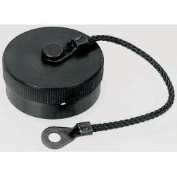 1 pcs - Amphenol 62GB MIL-DTL-26482 Plug Dust Cap, Shell Size 18, with Zinc Cobalt Finish, Aluminium