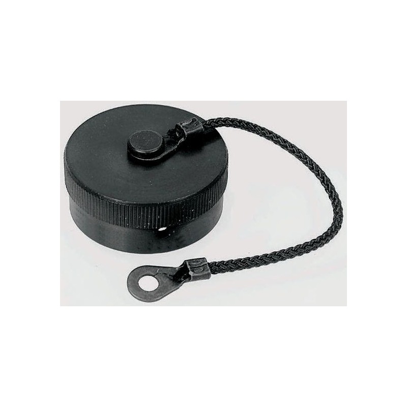 1 pcs - Amphenol 62GB MIL-DTL-26482 Plug Dust Cap, Shell Size 18, with Zinc Cobalt Finish, Aluminium
