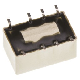 1 pcs - TE Connectivity Surface Mount Latching Signal Relay, 3V dc Coil, 2A Switching Current, DPDT