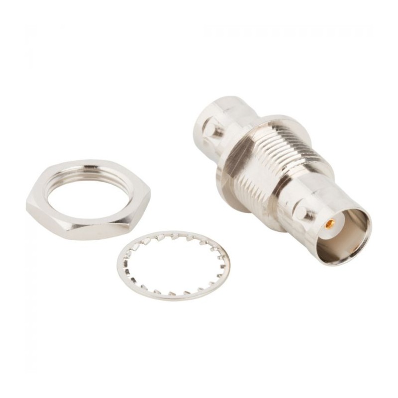 1 pcs - Amphenol RF Coaxial Adapter BNC Jack to BNC Jack