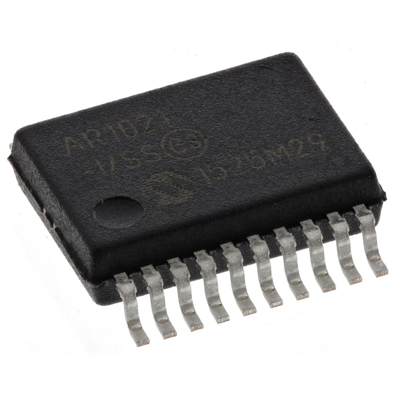 10 pcs - AR1021-I/SS, Resistive Touch Screen Controller, 10 bit 140sps SPI 4-Wire, 5-Wire, 8-Wire, 20-Pin SSOP