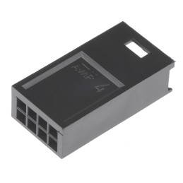 10 pcs - TE Connectivity, AMPMODU MOD II Female Connector Housing, 2.54mm Pitch, 8 Way, 2 Row