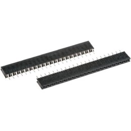 1 pcs - Samtec BCS Series Straight Through Hole Mount PCB Socket, 22-Contact, 1-Row, 2.54mm Pitch, Solder Termination