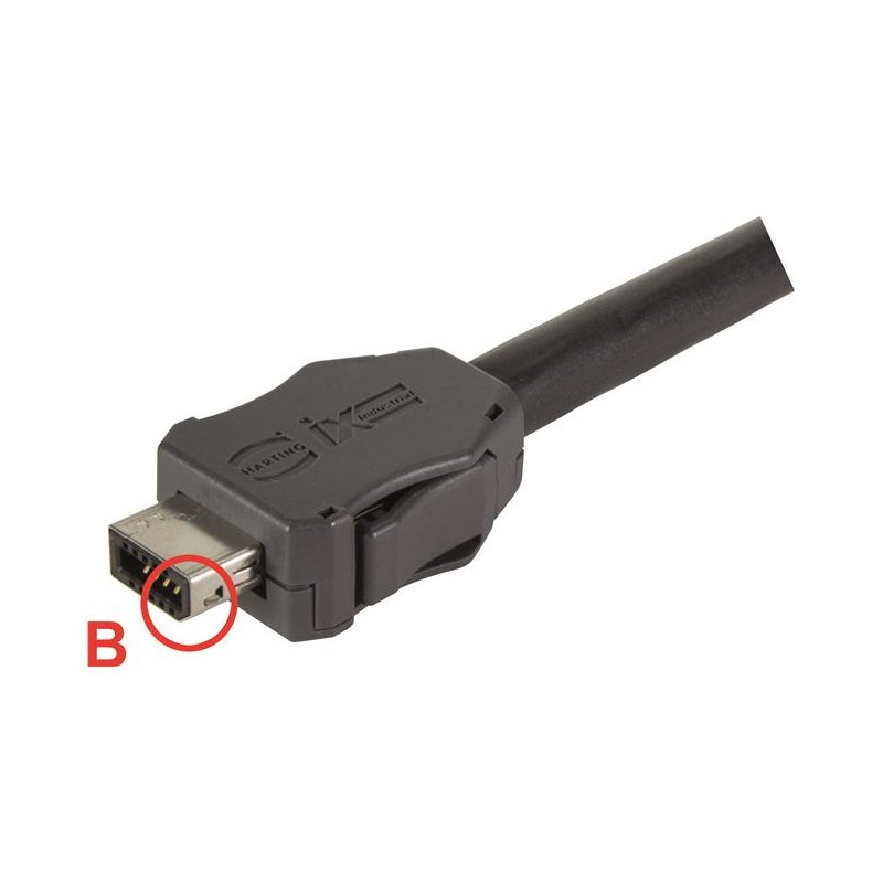 1 pcs - HARTING IX Industrial Series Ethernet Connector