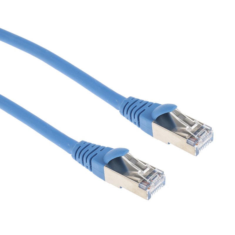 1 pcs - RS PRO Cat6 Male RJ45 to Male RJ45 Ethernet Cable, F/UTP, Blue LSZH Sheath, 1m