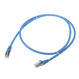 1 pcs - RS PRO Cat6 Male RJ45 to Male RJ45 Ethernet Cable, F/UTP, Blue LSZH Sheath, 1m