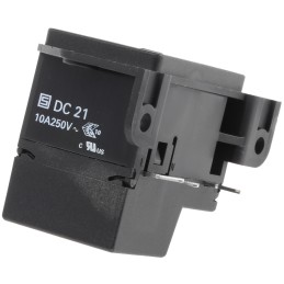 1 pcs - Schurter C14 Right Angle Panel Mount, PCB Mount IEC Connector Male, 11A, 250 V