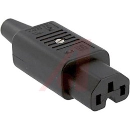1 pcs - Schurter C15 Cable Mount IEC Connector Socket, 10A, 250 V