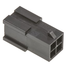 5 pcs - Molex, Micro-Fit 3.0 Plug Connector Housing, 3mm Pitch, 4 Way, 2 Row