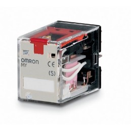 1 pcs - Omron Plug In Latching Power Relay, 120V ac Coil, 10A Switching Current, DPDT