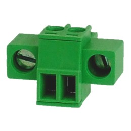 10 pcs - RS PRO 3.5mm Pitch 2 Way Pluggable Terminal Block, Plug, Through Hole, Screw Termination