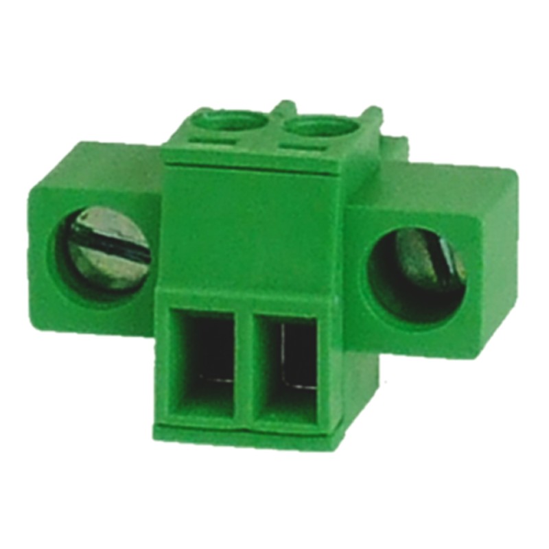 10 pcs - RS PRO 3.5mm Pitch 2 Way Pluggable Terminal Block, Plug, Through Hole, Screw Termination