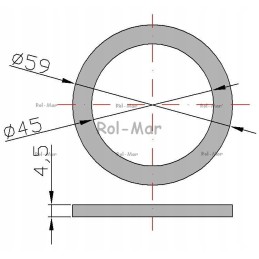 Felt ring large model 1208 spreader