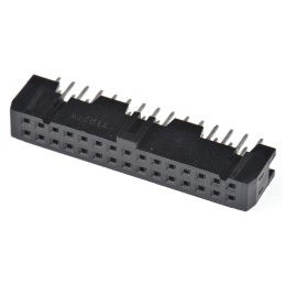 1 pcs - Hirose HIF3FB Series Straight PCB Mount PCB Socket, 30-Contact, 2-Row, 2.54mm Pitch, Through Hole Termination