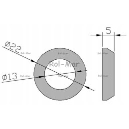 Cone ring for rotary mower holder 503601040