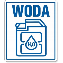 Water tank marking sticker