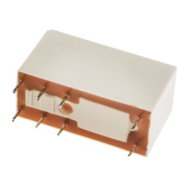 1 pcs - Phoenix Contact PCB Mount Power Relay, 24V ac Coil, 10A Switching Current, DPDT