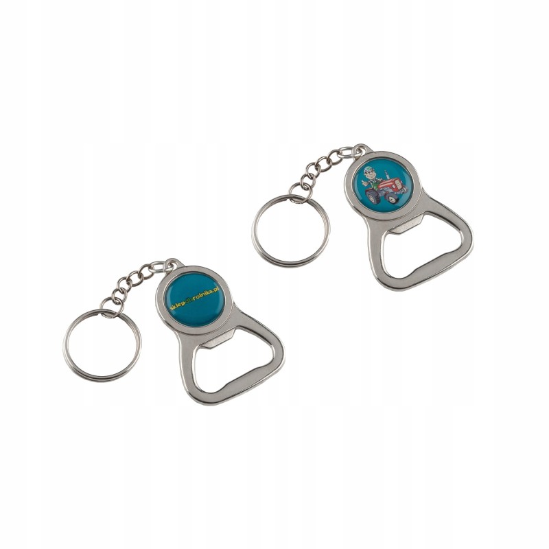 Metal opener with the logo of sklepdlarolnika