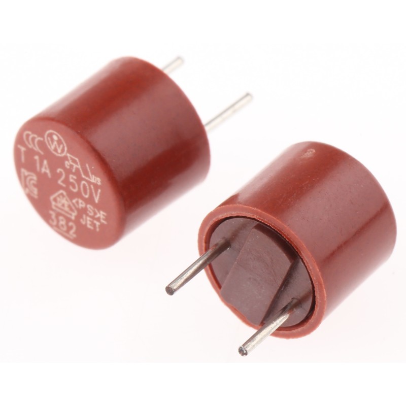 150 pcs - WickmannPC Board Non Resettable Fuse, Radial 1A, 250V ac