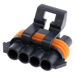 1 pcs - Delphi, Metri-Pack 150 Automotive Connector Socket 4 Way, Crimp Termination