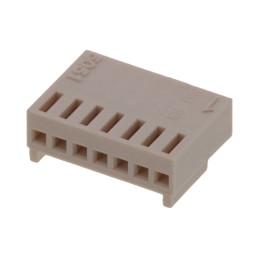 10 pcs - Molex Receptacle Crimp Connector Housing, 2.5mm Pitch, 7 Way, 1 Row