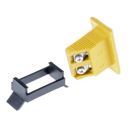 1 pcs - RS PRO Fascia Thermocouple Connector for Use with Type J Thermocouple, Standard Size, JIS Standard