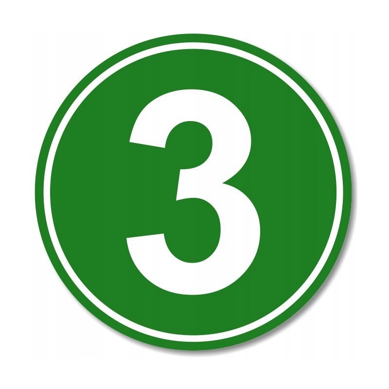 Euro 3 sticker, ADR marking, exhaust gas purity, 12 cm