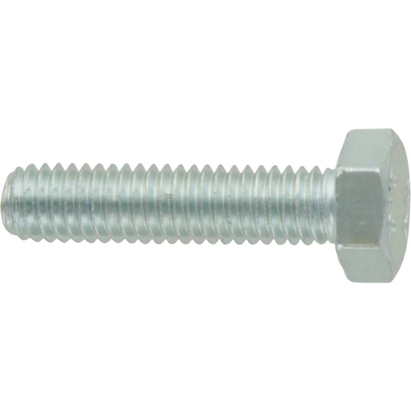 Hexagonal screw, galvanized, M6x25, class 8, 8 din, 933