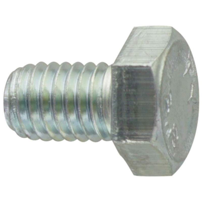 Hexagonal screw, galvanized, M8x12, class 8, 8 din, 933