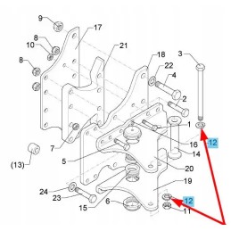 3059888 spring washer a20