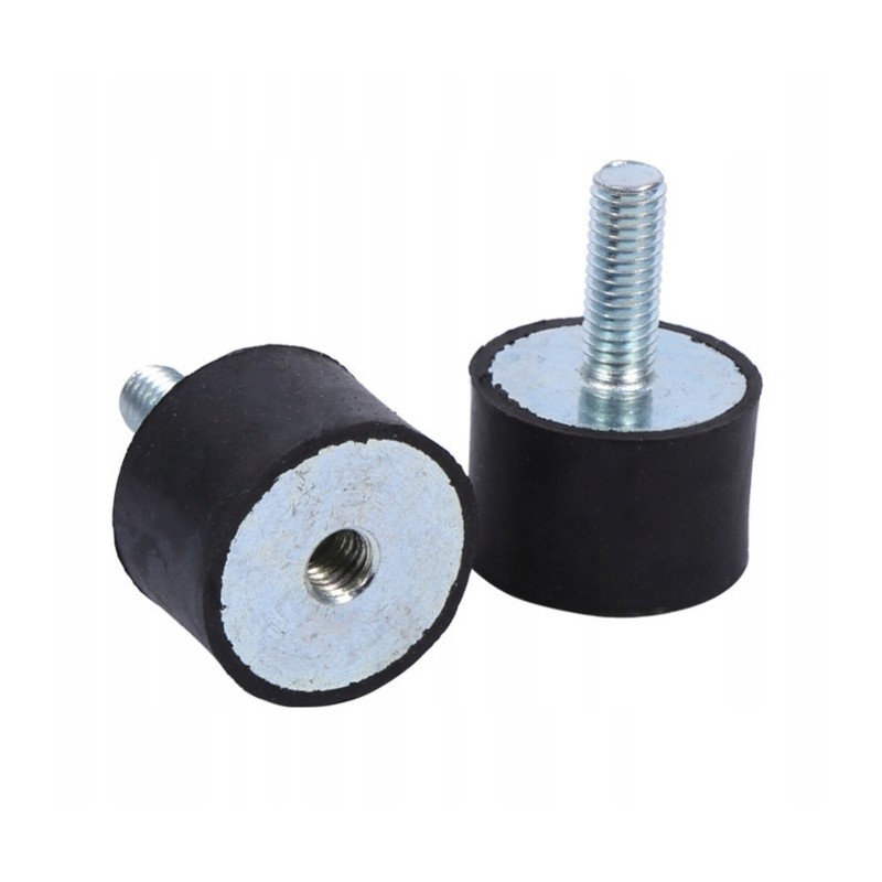 Rubber shock absorbers and vibro-isolators 25x25xm6