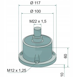 Saphir plate bearing