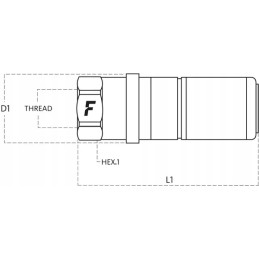 M30x2 0 mm quick connector