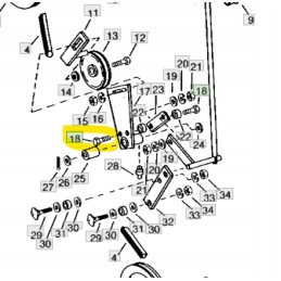 Screw 1032 john deere 19h2993