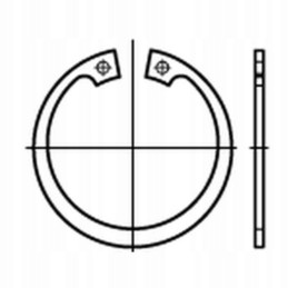 Internal retaining ring seger 11x1 din 472